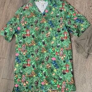Men’s Disney tiki room Hawaiian shirt
